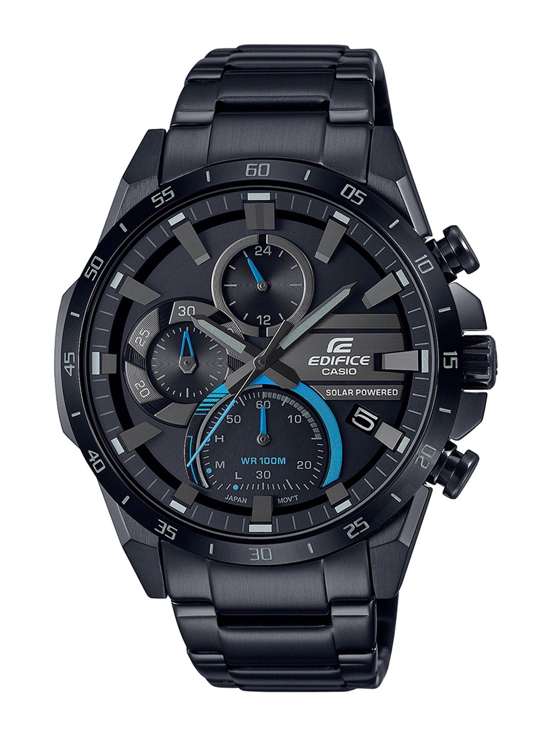 

CASIO Men EDifice EQS-940DC-1BVUDF Black Analog Dial Black Stainless Steel Band ED568