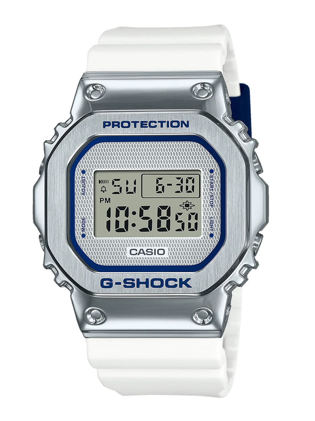 

CASIO Men Straps Digital Chronograph Watch G1313, White