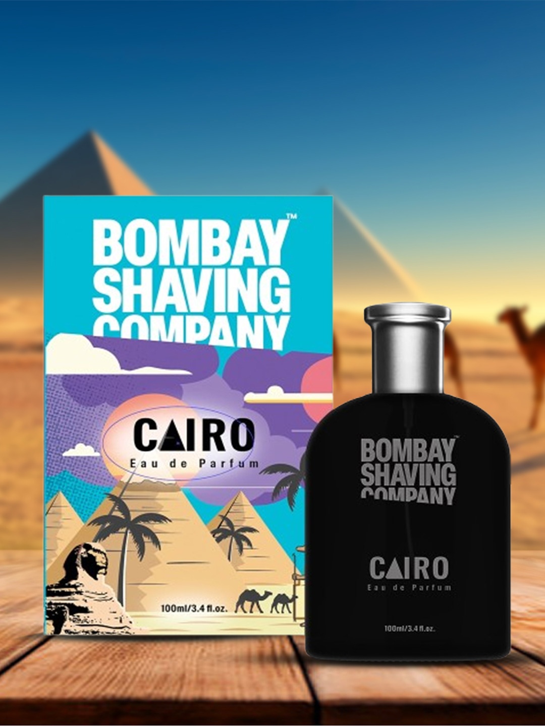 

Bombay Shaving Company Men Cairo Eau De Parfum 100 ml, Black