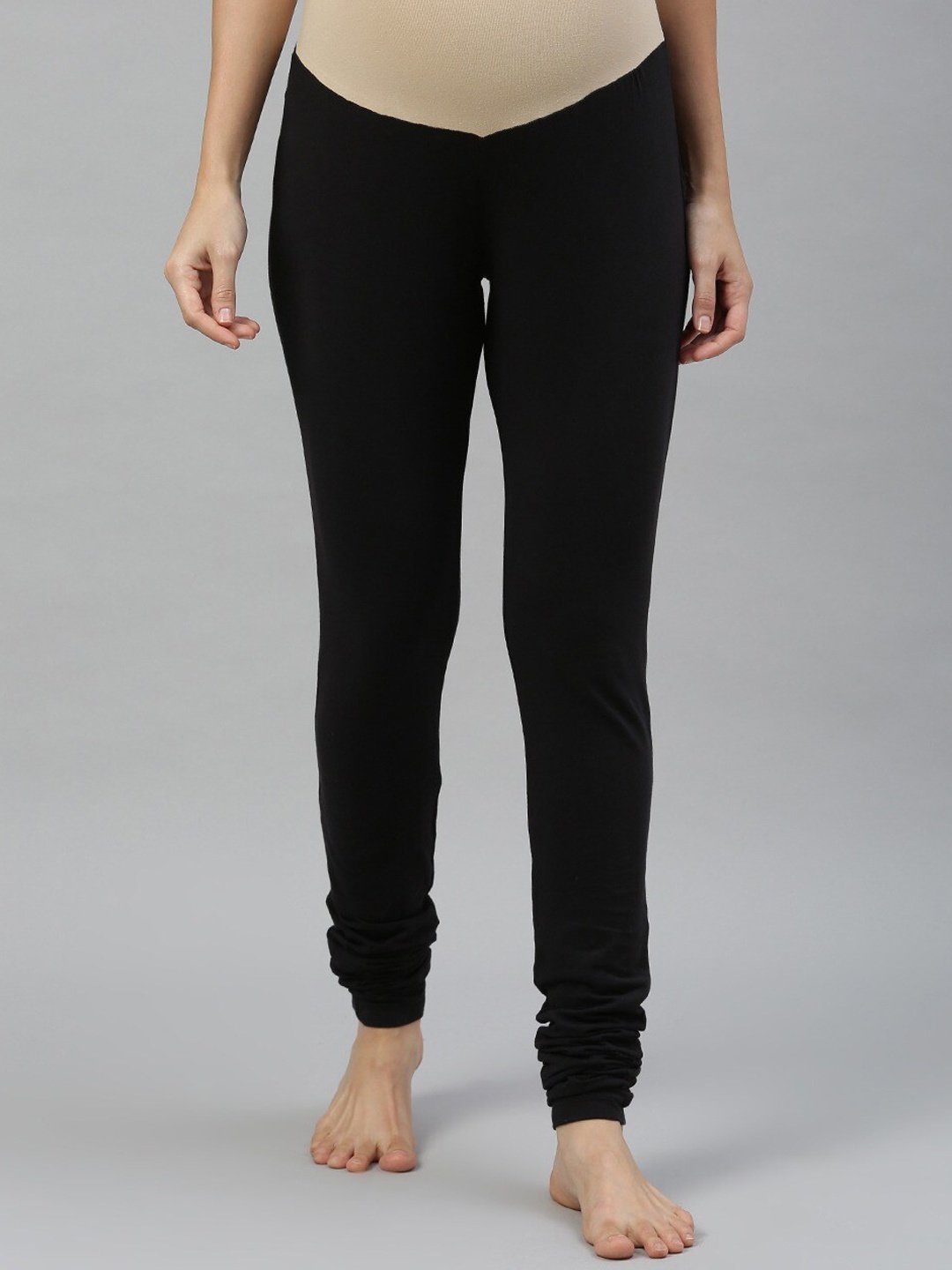 

Nejo Women Maternity Churidar, Black