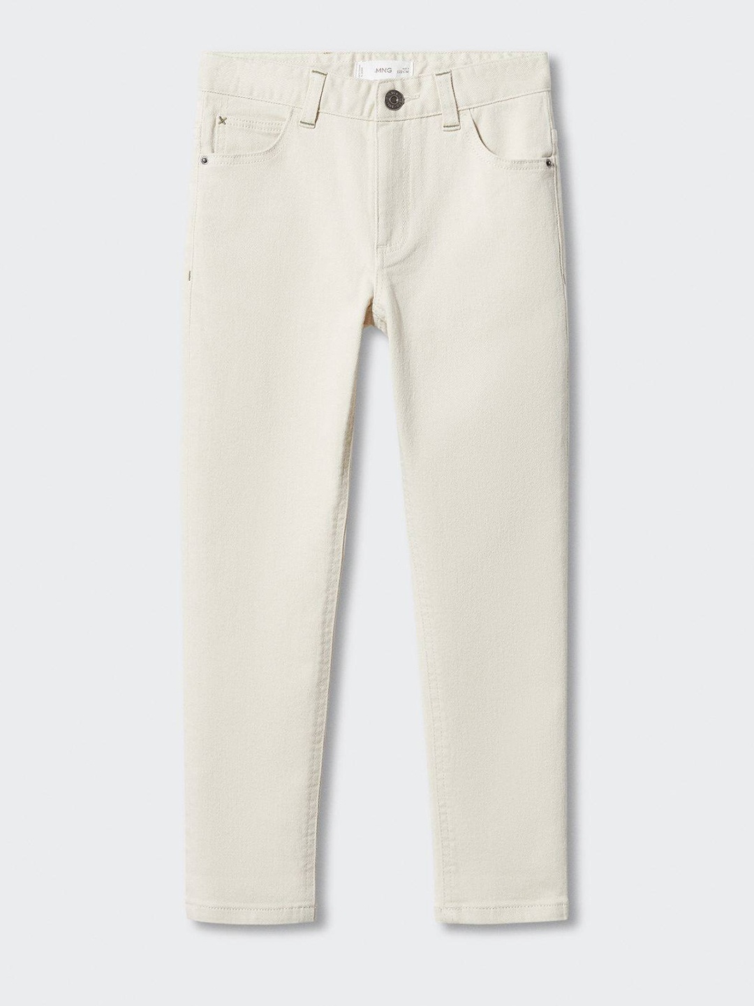 

Mango Kids Boys Chinos Trousers, Cream