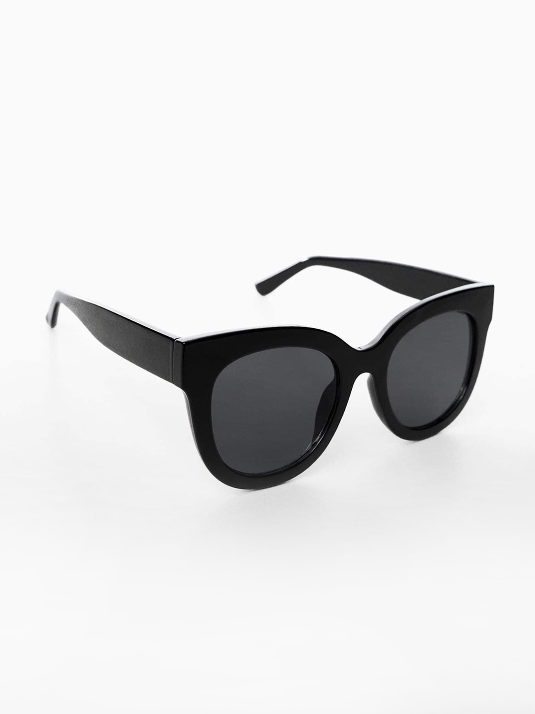 

MANGO Women Oversized Sunglasses with UV Protected Lens 47001037, Grey