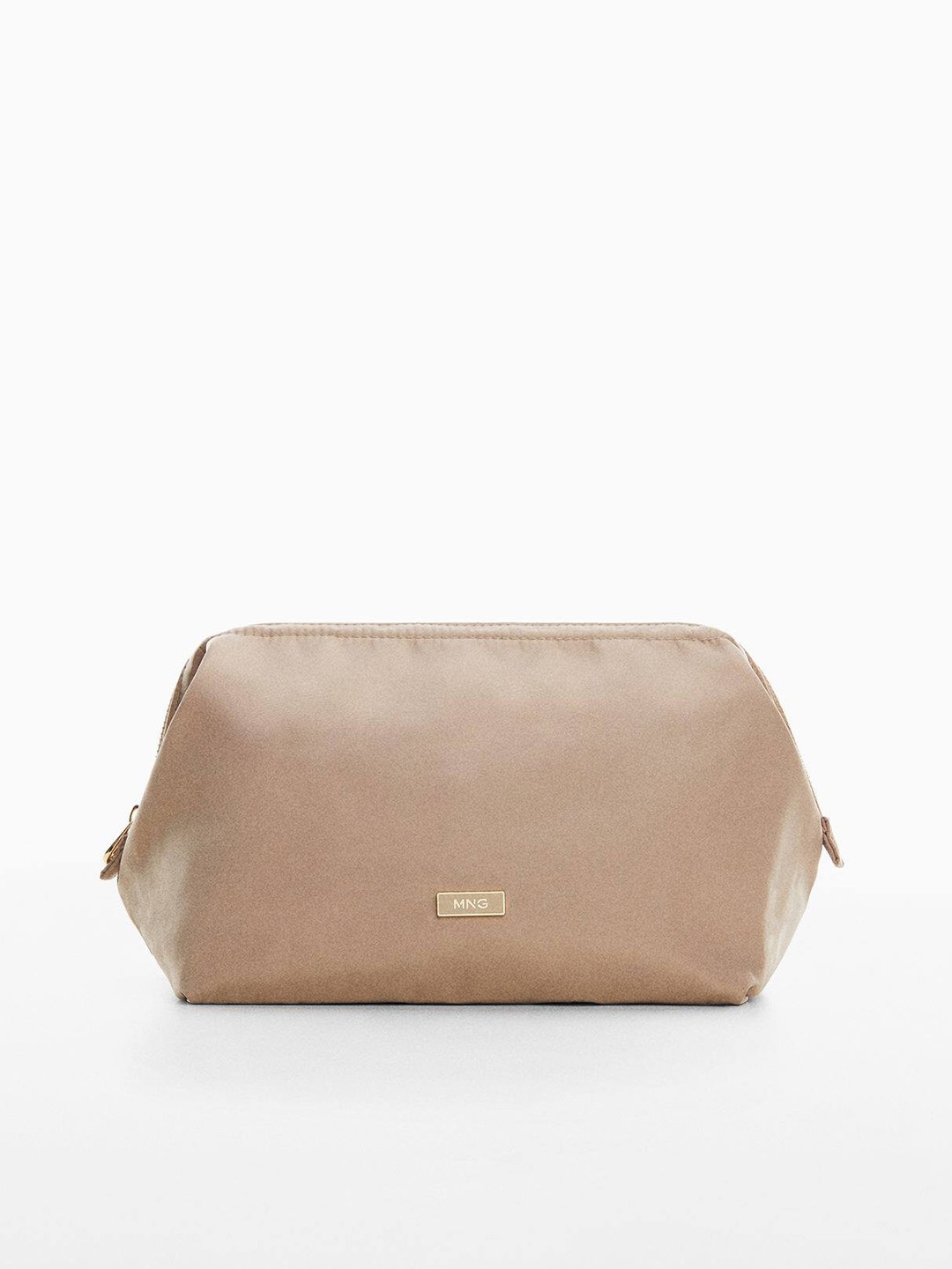 

MANGO Solid Toiletry Bag, Beige