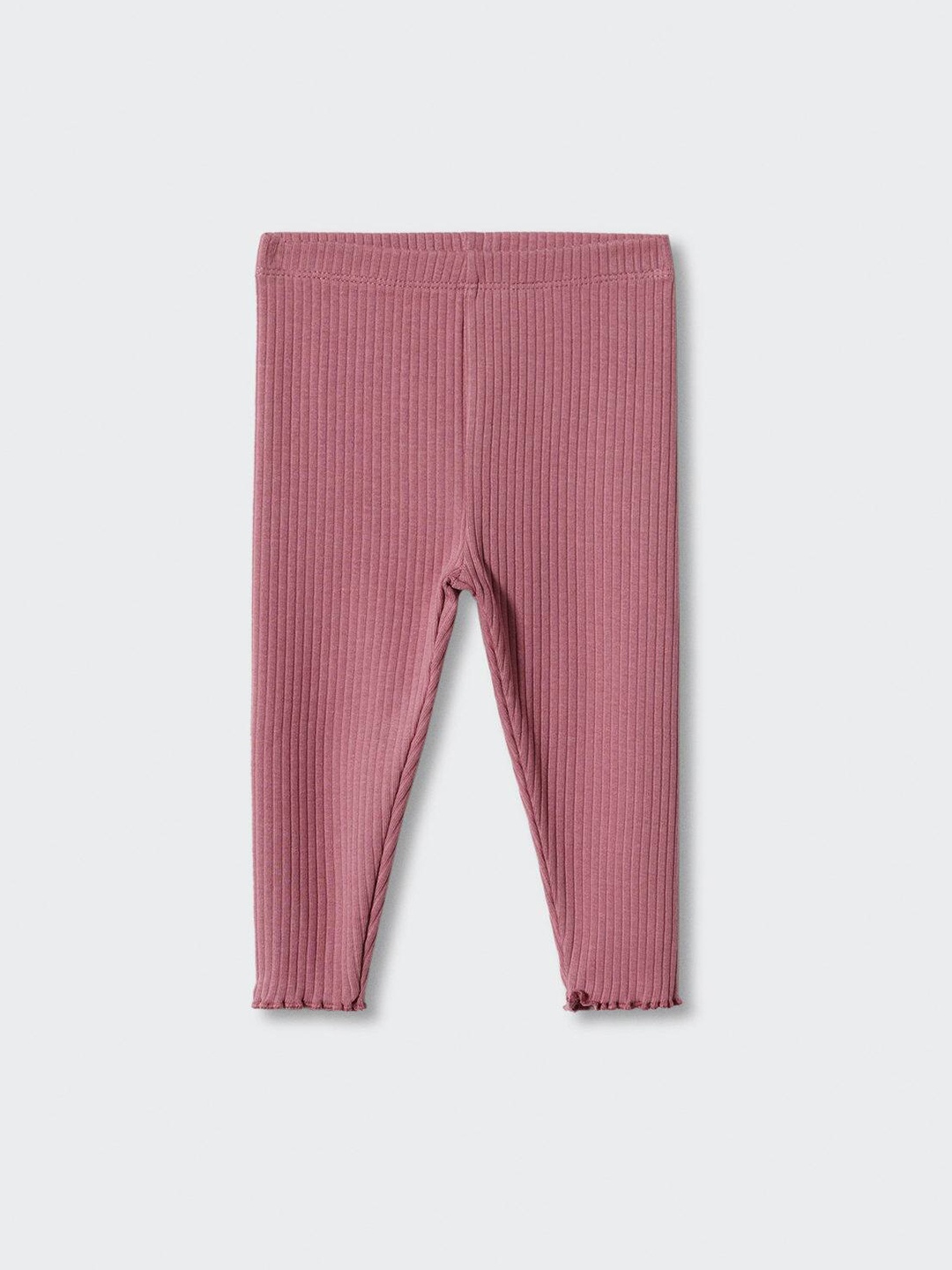 

Mango Kids Girls Ribbed Leggings, Pink