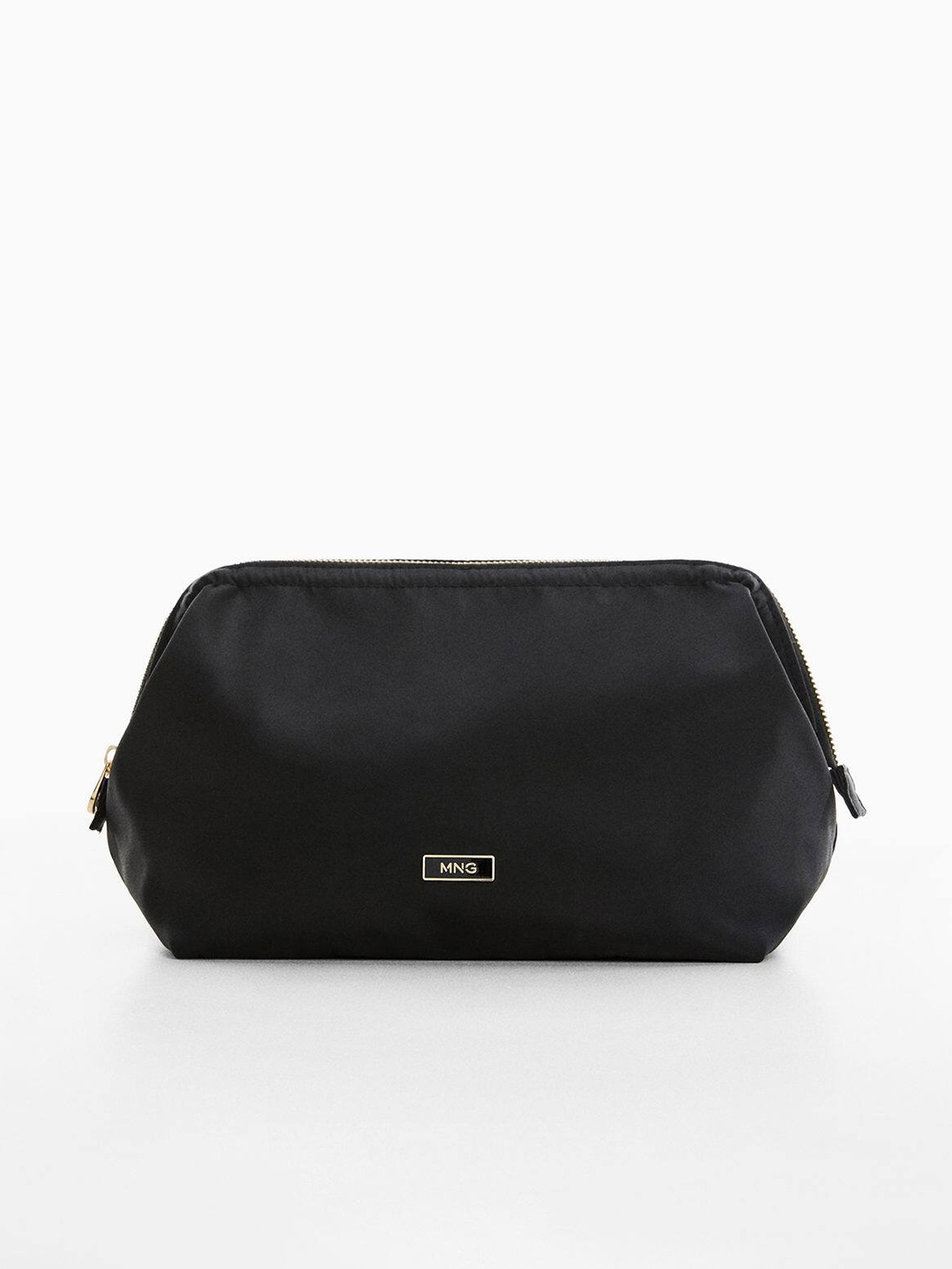 

MANGO Solid Toiletry Bag, Black