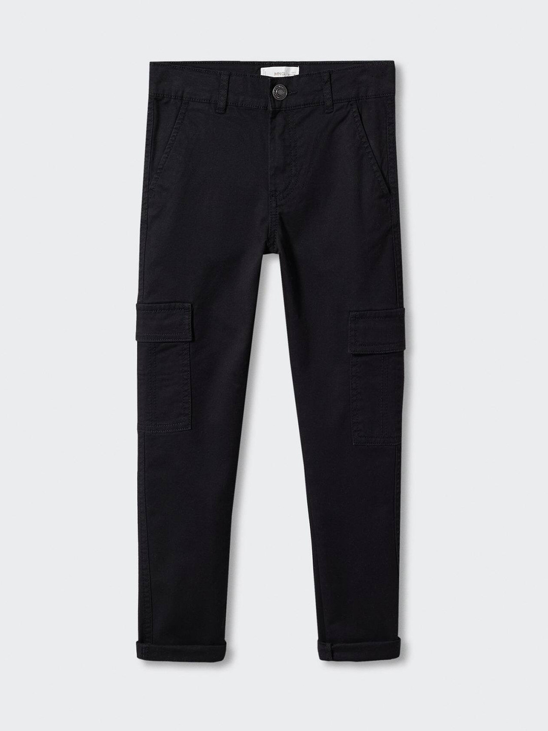 

Mango Kids Boys RegularCargo Trousers, Black