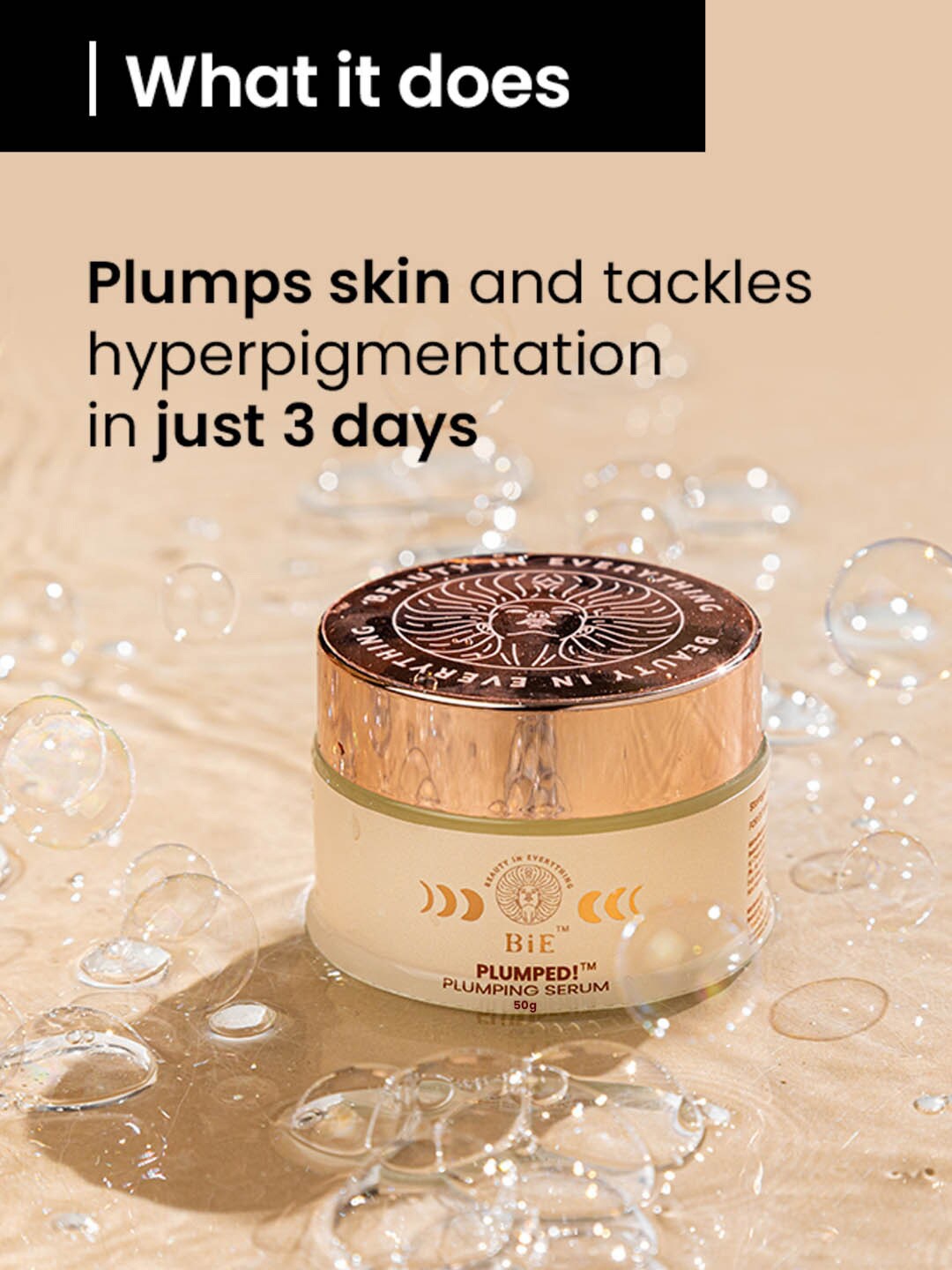 

BiE- BEAUTY IN EVERYTHING Plumped Plumping Face Serum with Collagen - 50 g, White