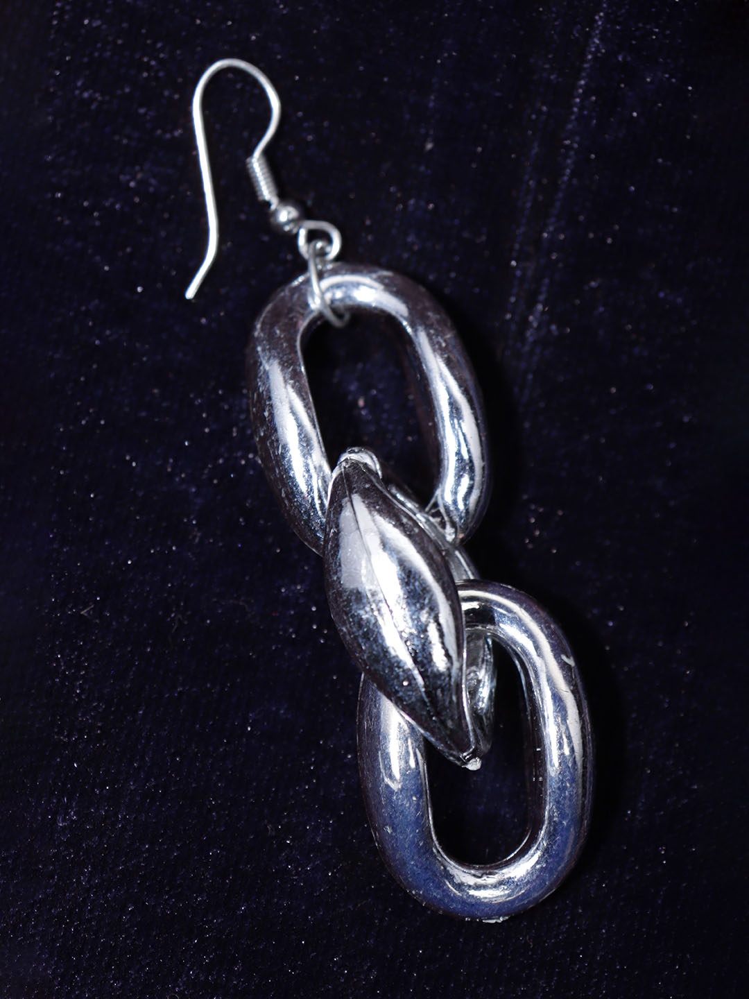 

Krelin Silver-Plated Chain Link Drop Earrings