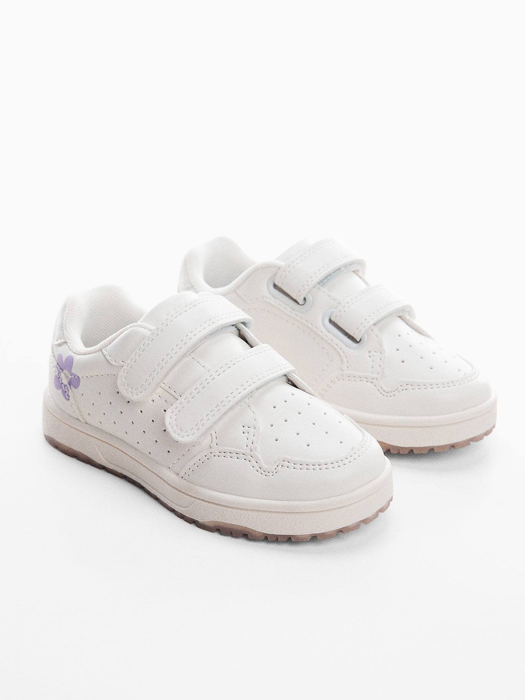 

Mango Kids Girls Perforated Sneakers, White