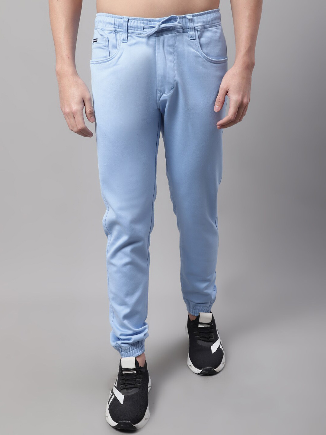 

Rodamo Men Heavy Fade Stretchable Cotton Jogger, Blue