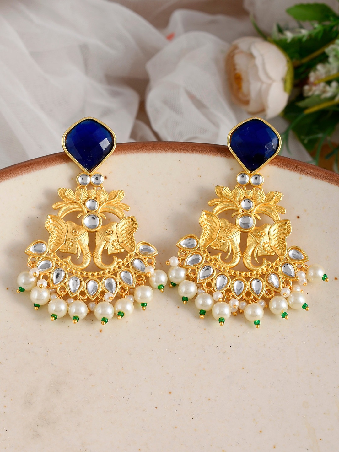 

Silvermerc Designs Gold-Plated Classic Drop Earrings, Na