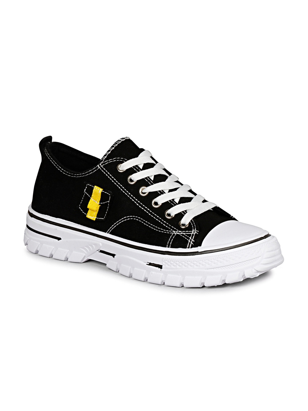 

CIPRAMO SPORTS Men Colourblocked Lace-Ups Sneakers, Black