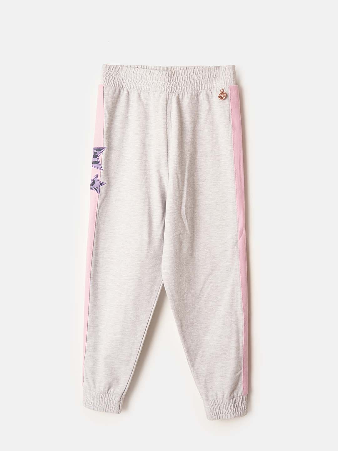 

Angel & Rocket Girls Cotton Joggers, Grey