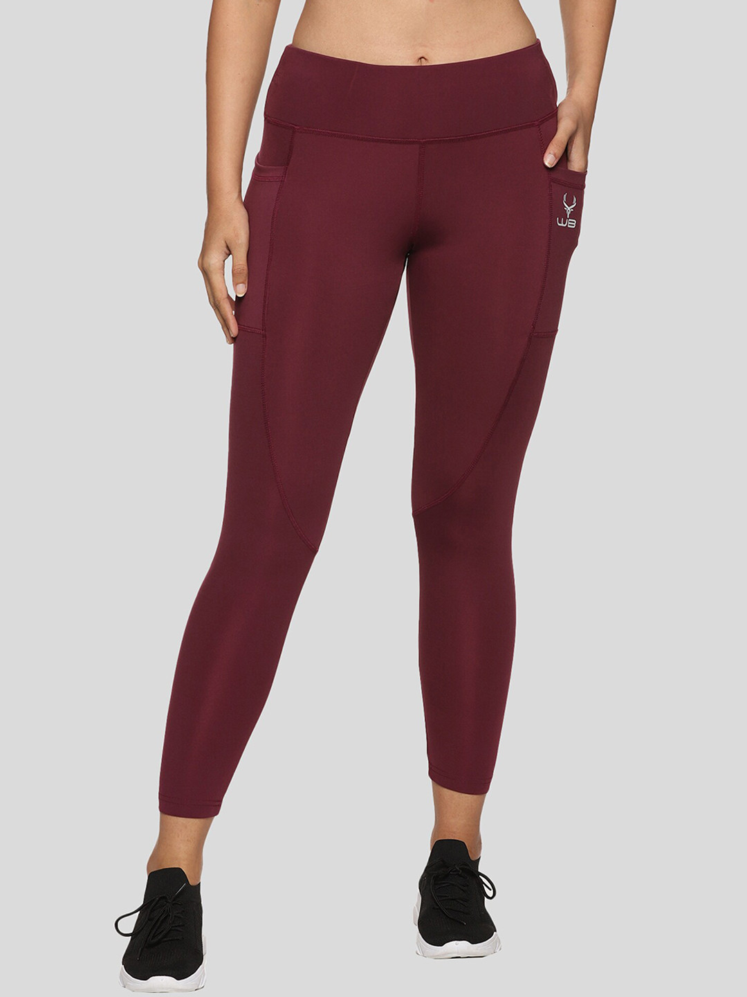 

Wildbrocket Women Workout Tights, Red