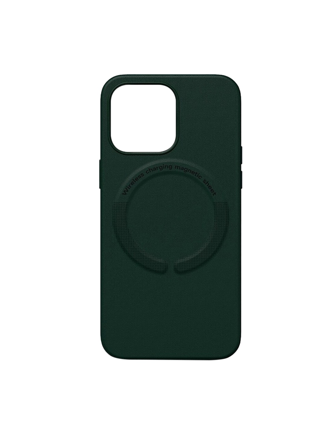 

TREEMODA Leather iPhone 14 Pro Max Mobile Back Cover, Green