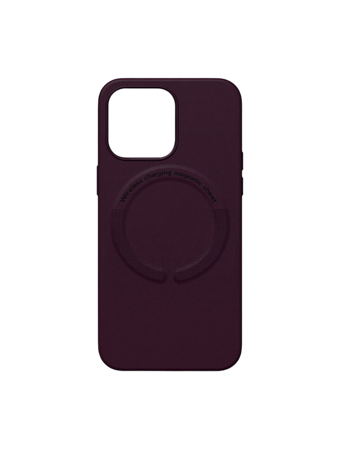 

TREEMODA Leather iPhone 14 Plus Mobile Back Cover, Maroon