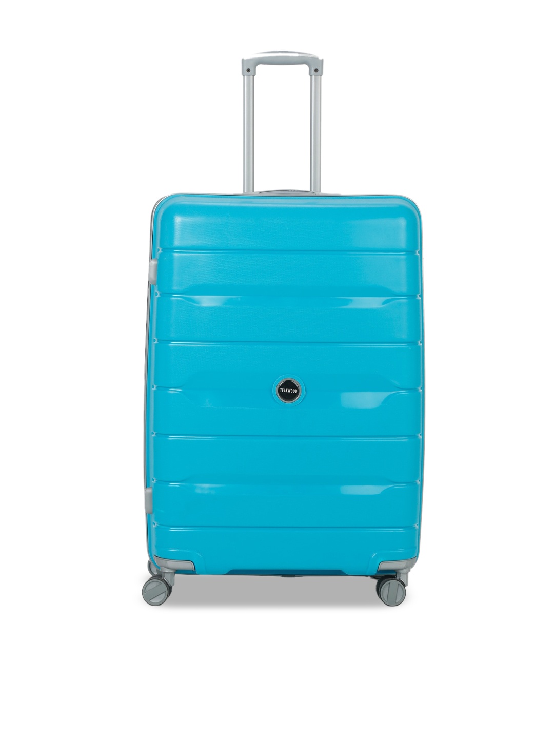 

Teakwood Leathers Textured Hard Large Trolley Suitcase 75 CM, Turquoise blue