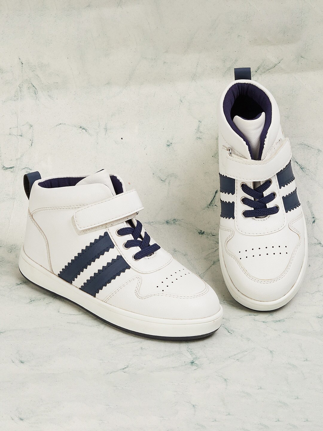 

Fame Forever by Lifestyle Boys Colourblocked High-Top Sneakers, White