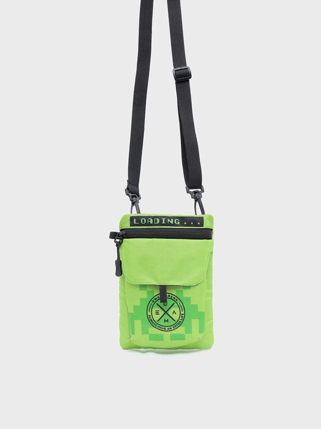 

Bewakoof Shopper Sling Bag, Green