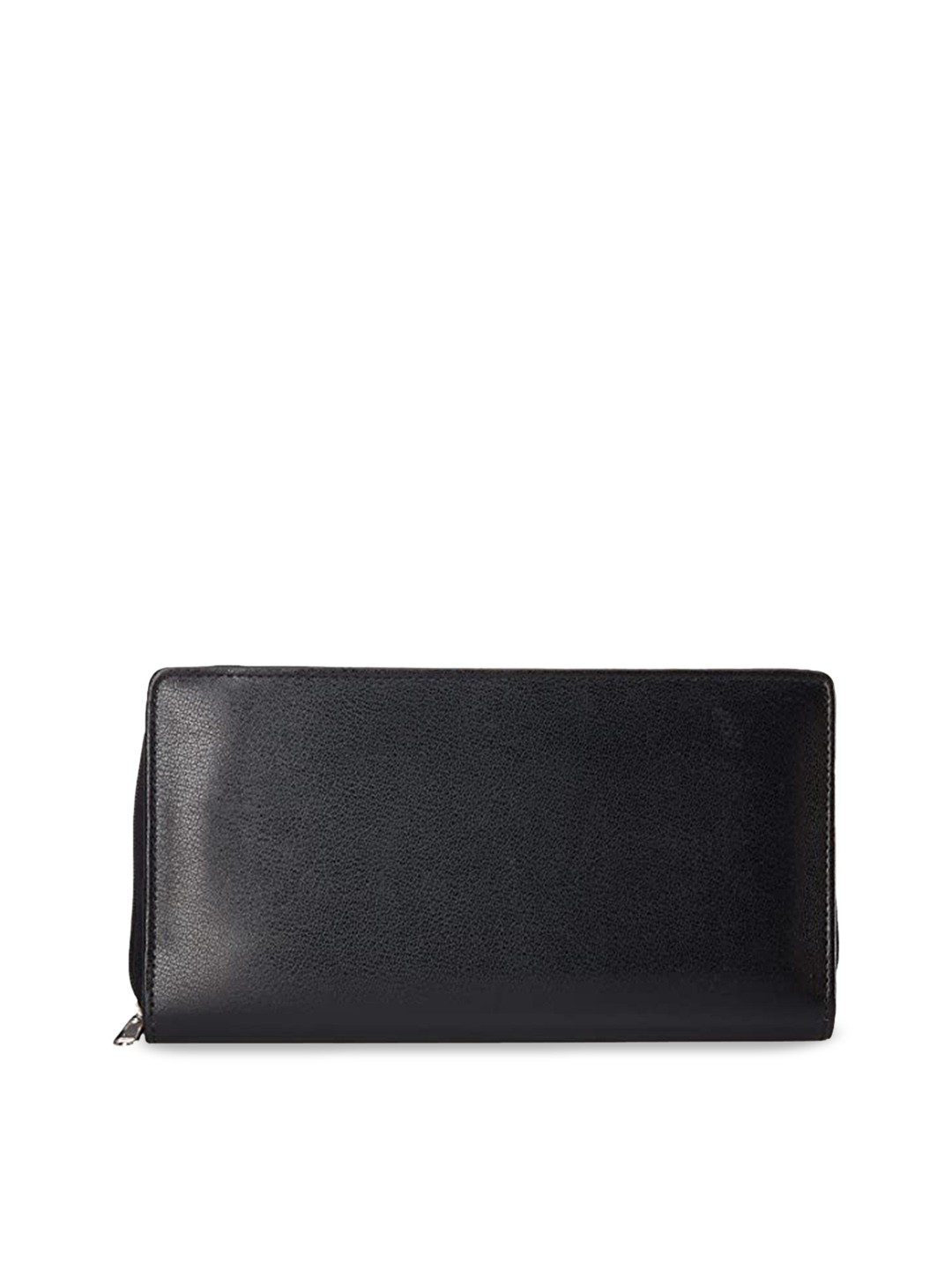 

essart Leather Textured Chequebook Case, Black