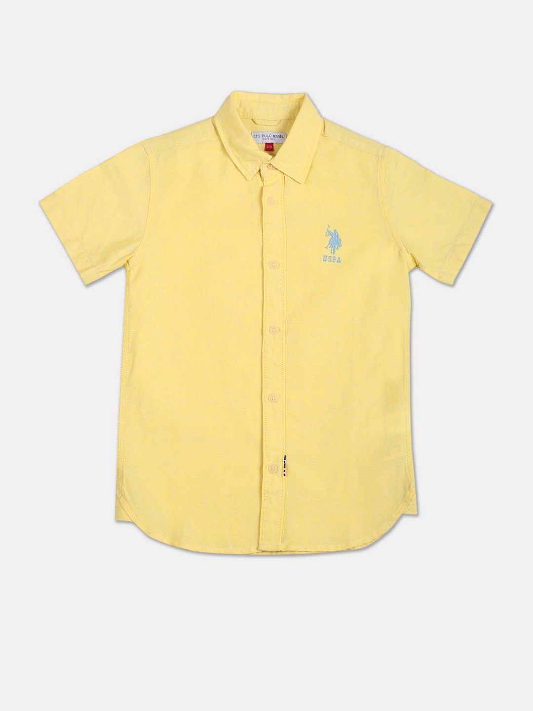 

U.S. Polo Assn. Kids Boys Regular Fit Casual Shirt, Yellow