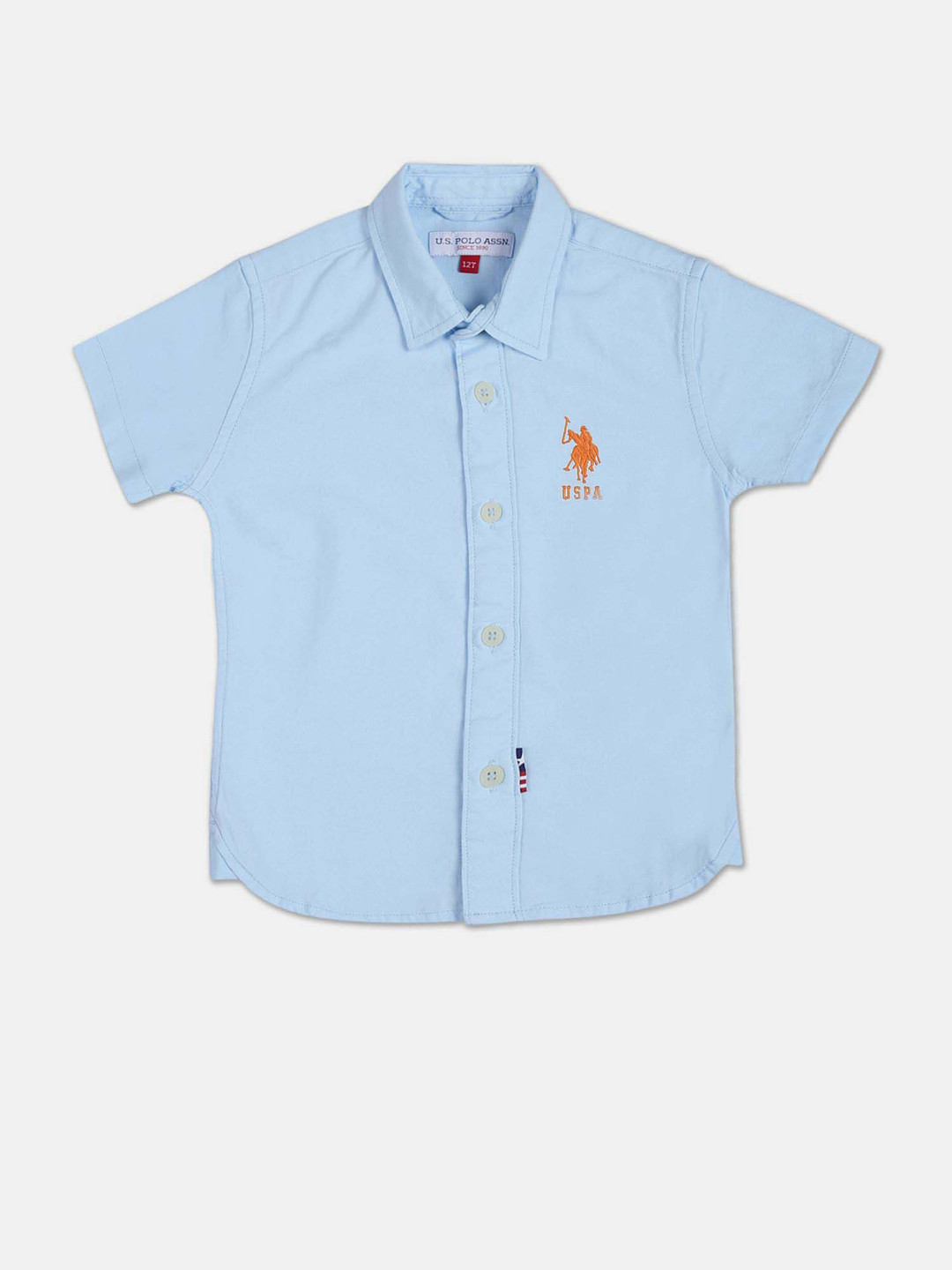 

U.S. Polo Assn. Kids Boys Casual Pure Cotton Shirt, Blue