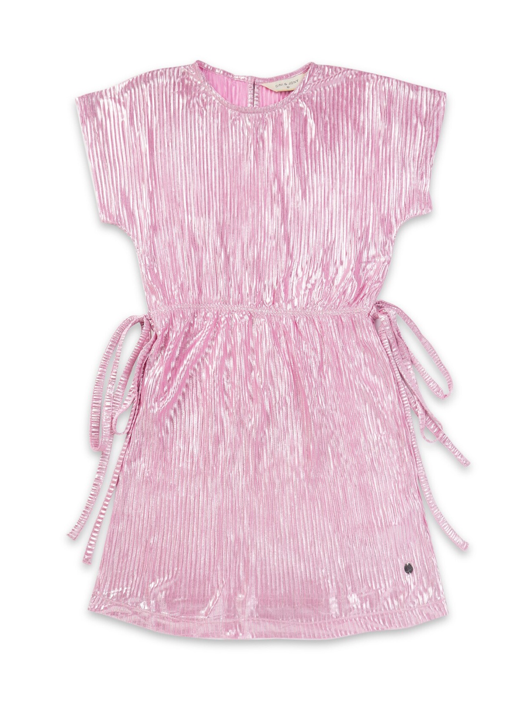 

Gini and Jony Striped Peplum Cotton Dress, Pink