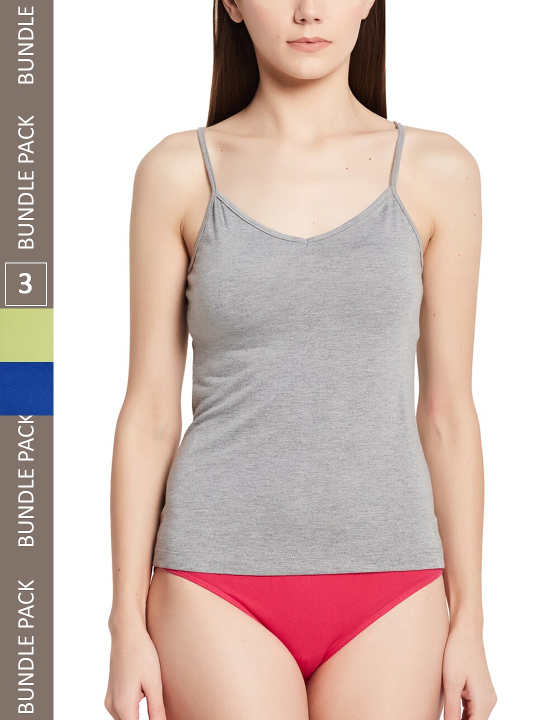 

UNMADE Women Pack Of 3 Assorted Seamless Bikini Briefs