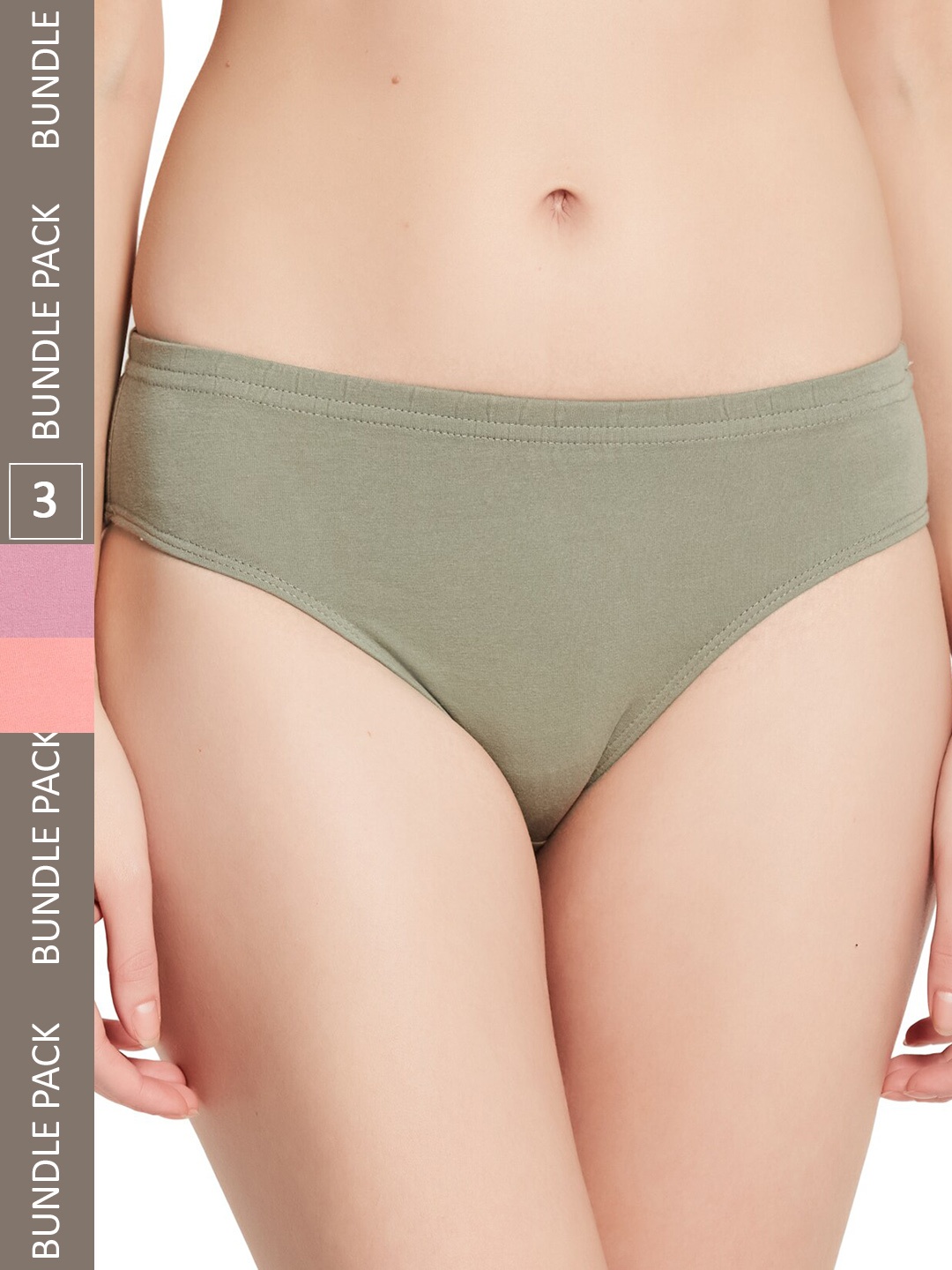 

UNMADE Women Pack Of 3 Assorted Bikini Briefs