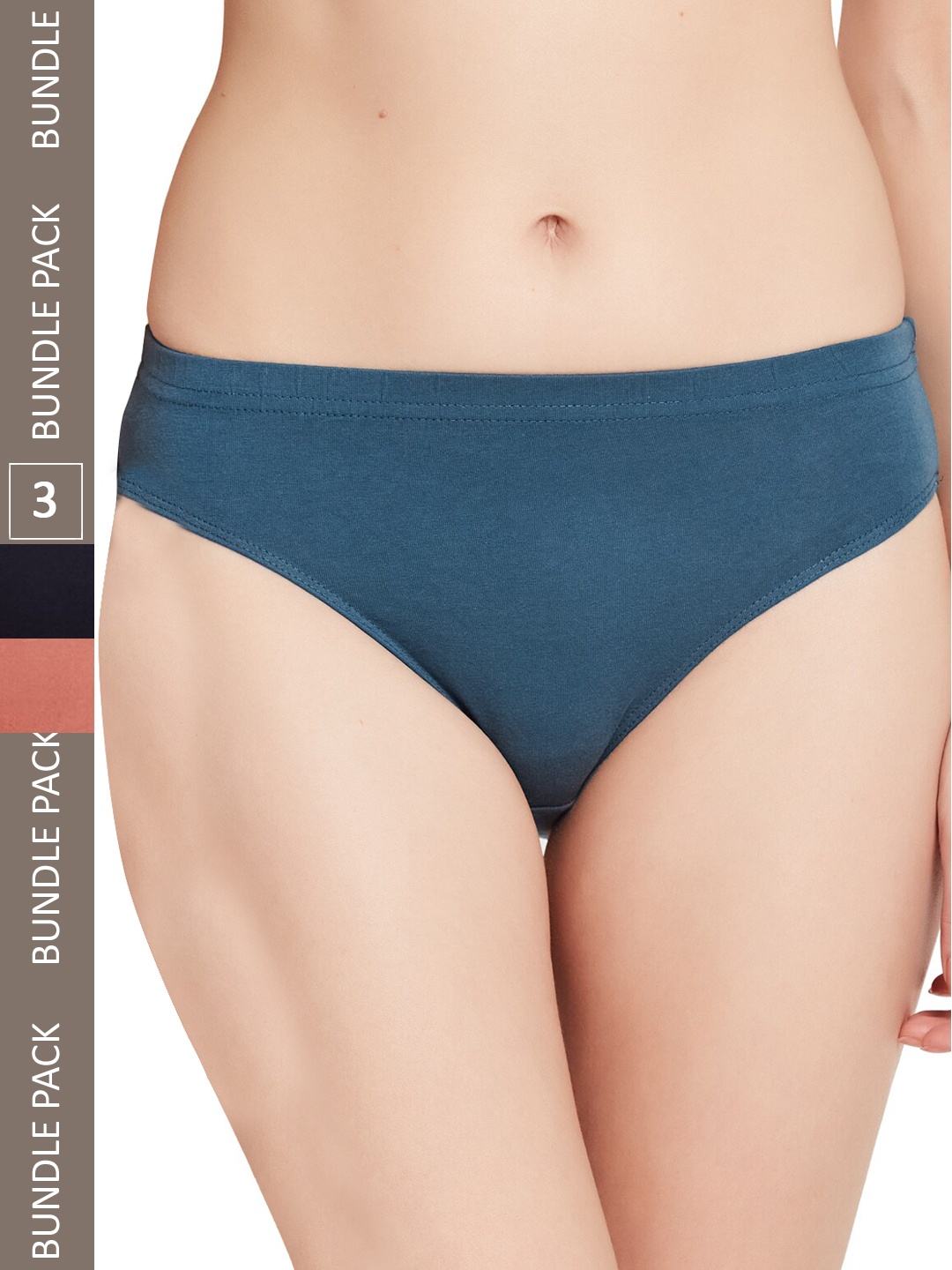 

UNMADE Women Pack Of 3 Assorted Bikini Briefs