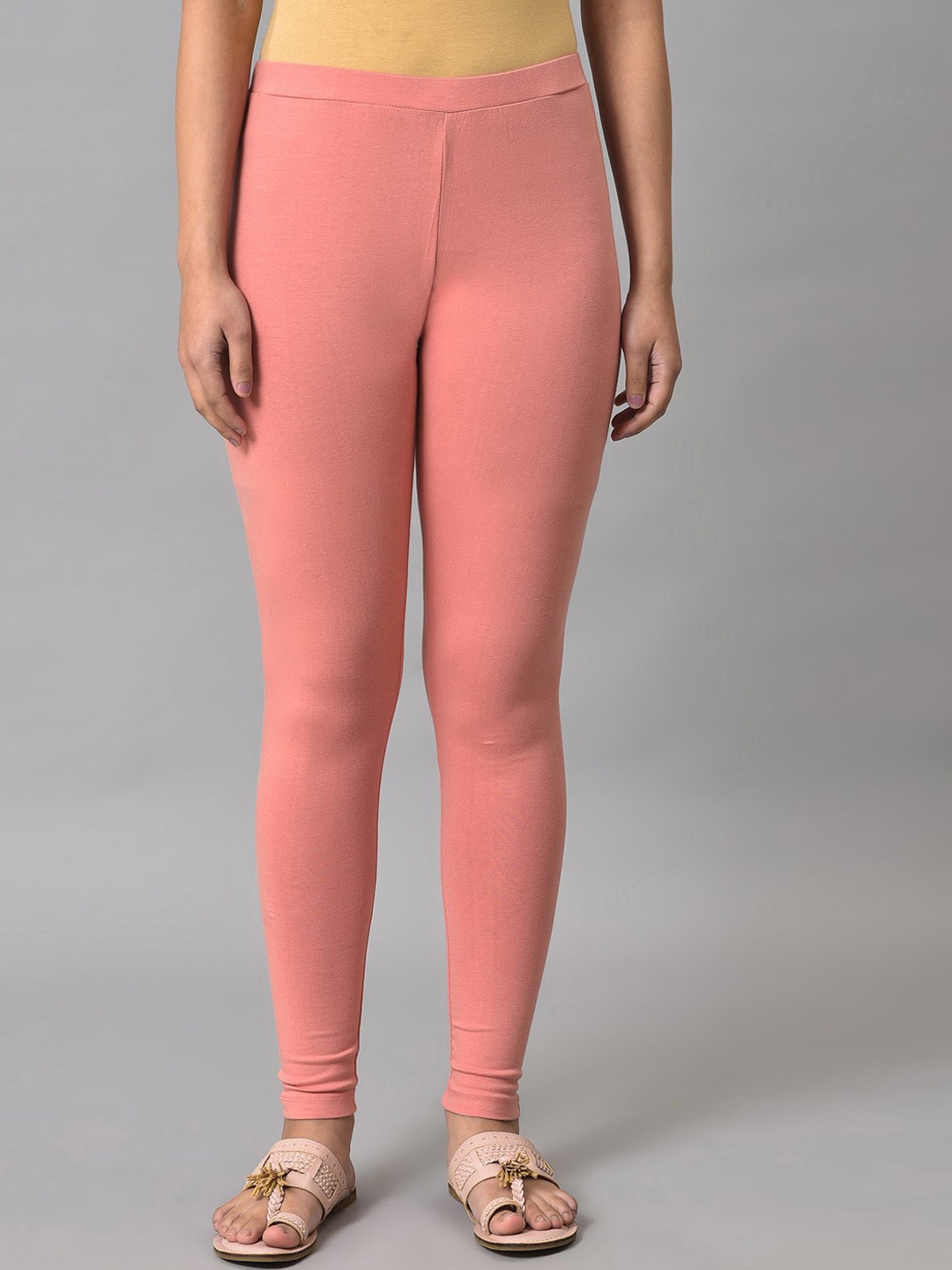 

W Ankle-Length Leggings, Orange