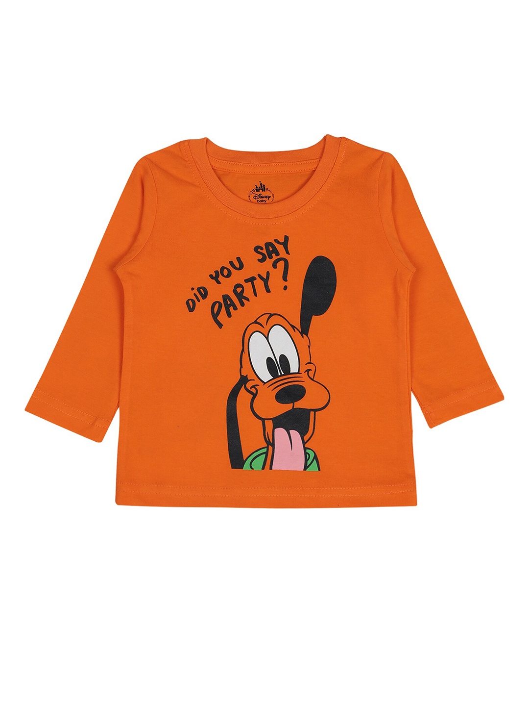 

Bodycare Kids Boys Round Neck Micky & Friends Printed Cotton T-shirt, Orange