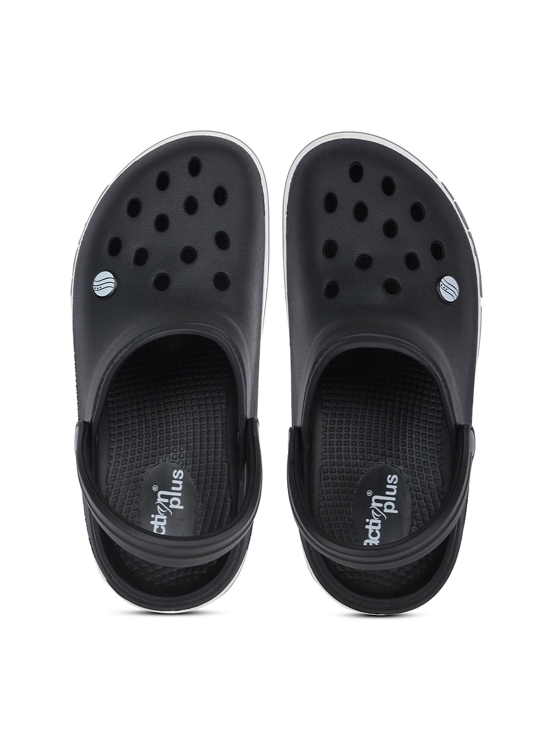 

Action Plus Women Rubber Clogs, Black