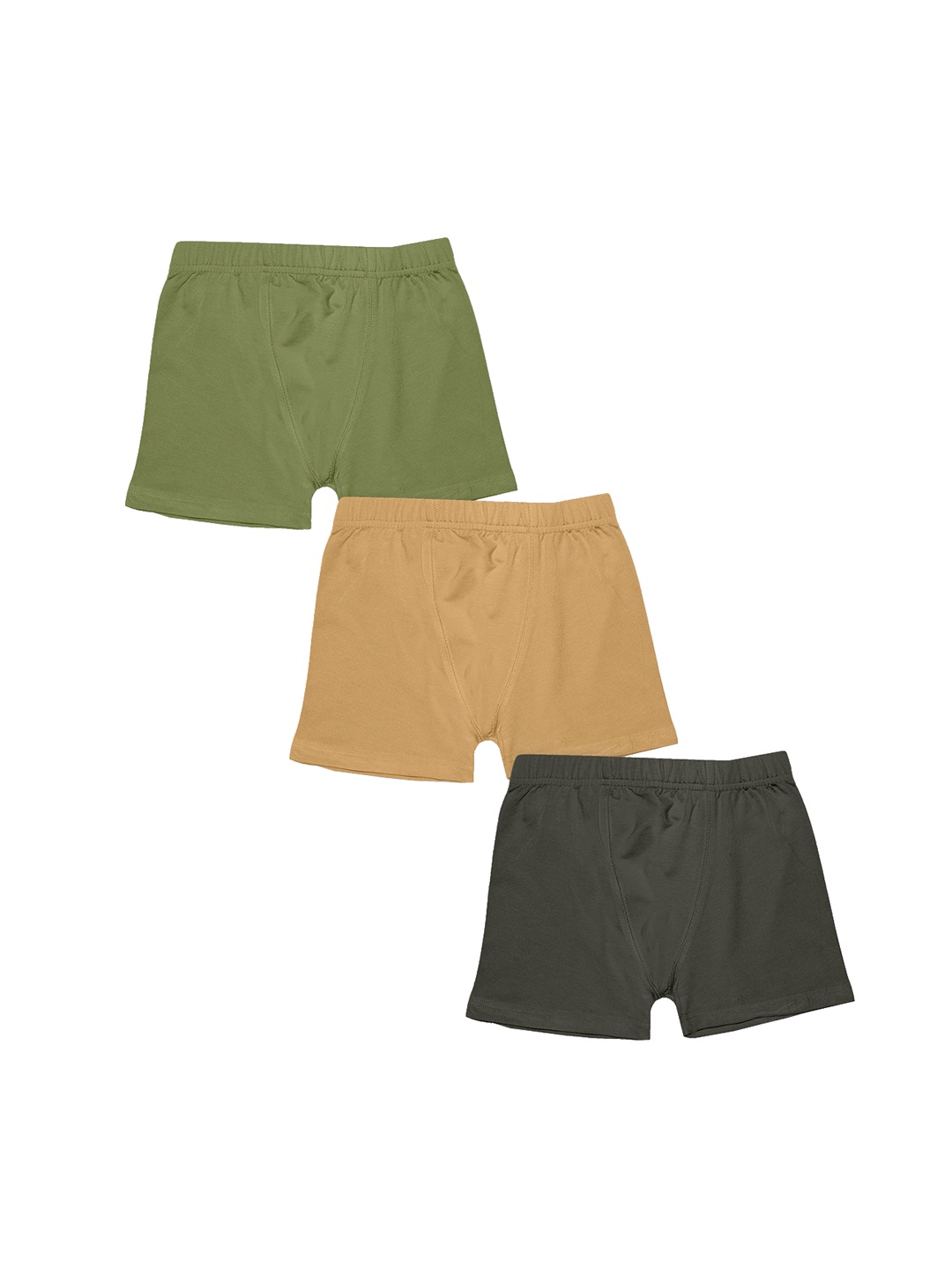 

KiddoPanti Boys Pack Of 3 Cotton Boxers, Beige