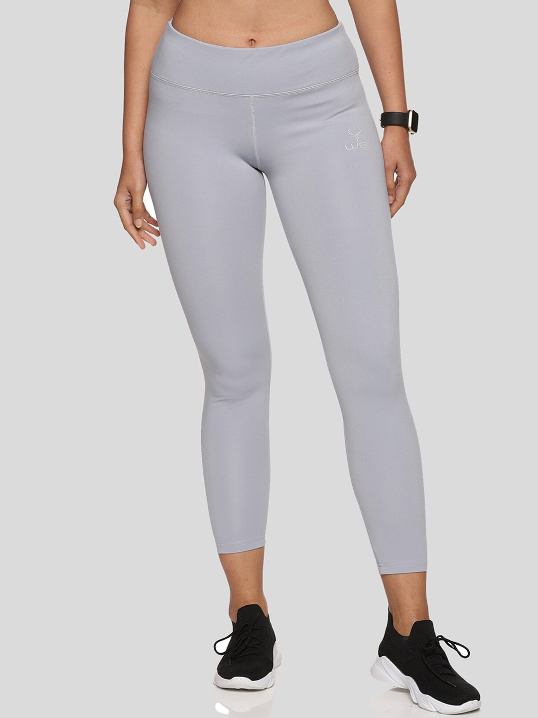 

Wildbrocket Women Anti-Odour Workout Tights, Grey