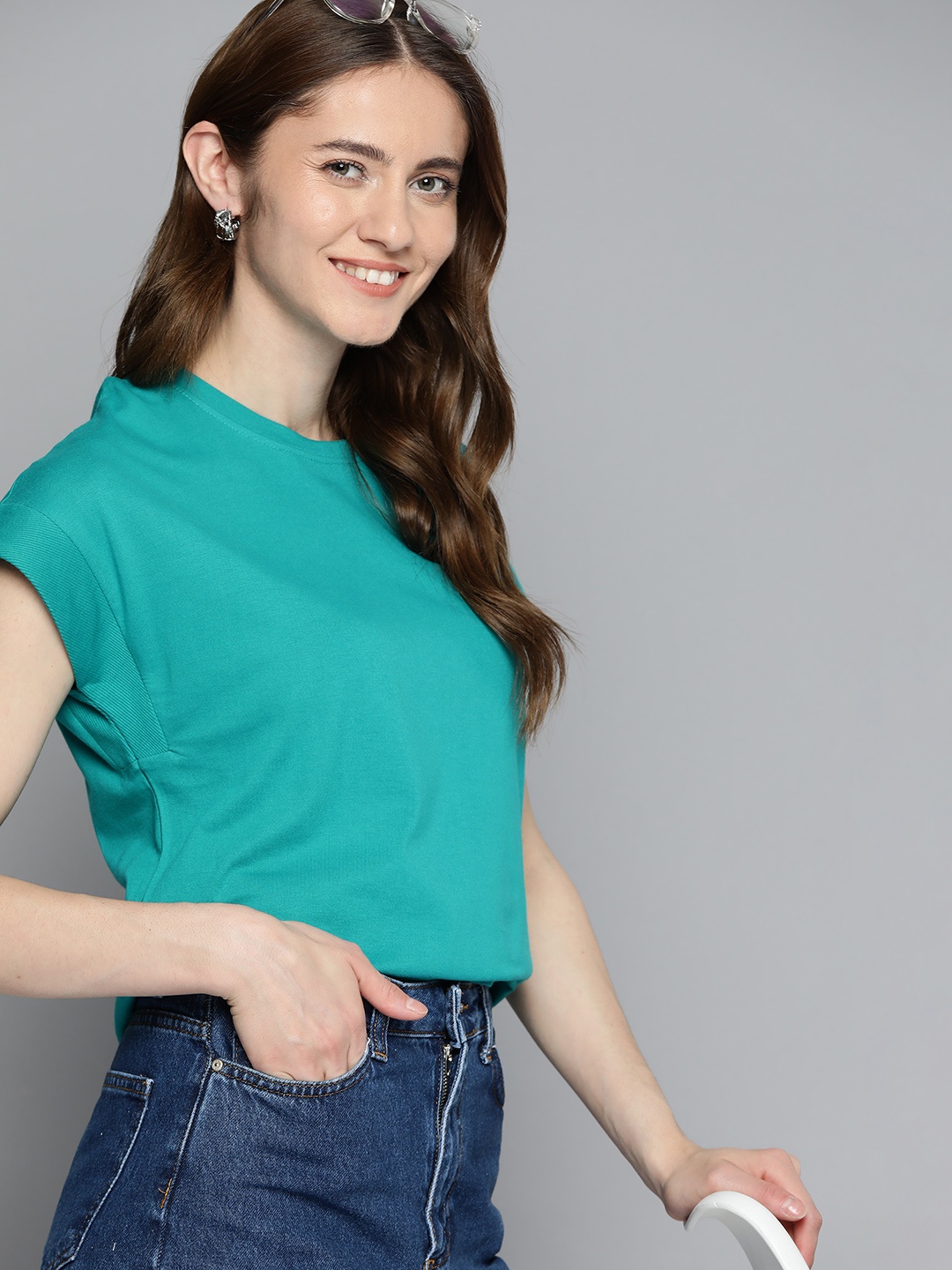 

Mast & Harbour Extended Sleeves T-shirt, Green