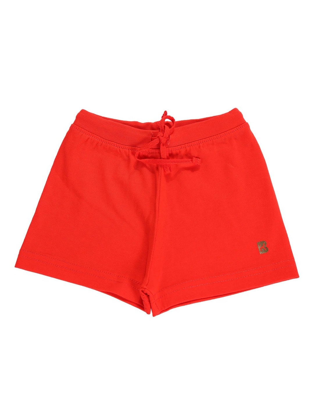

Bodycare Kids Girls Mid-Rise Cotton Shorts, Red