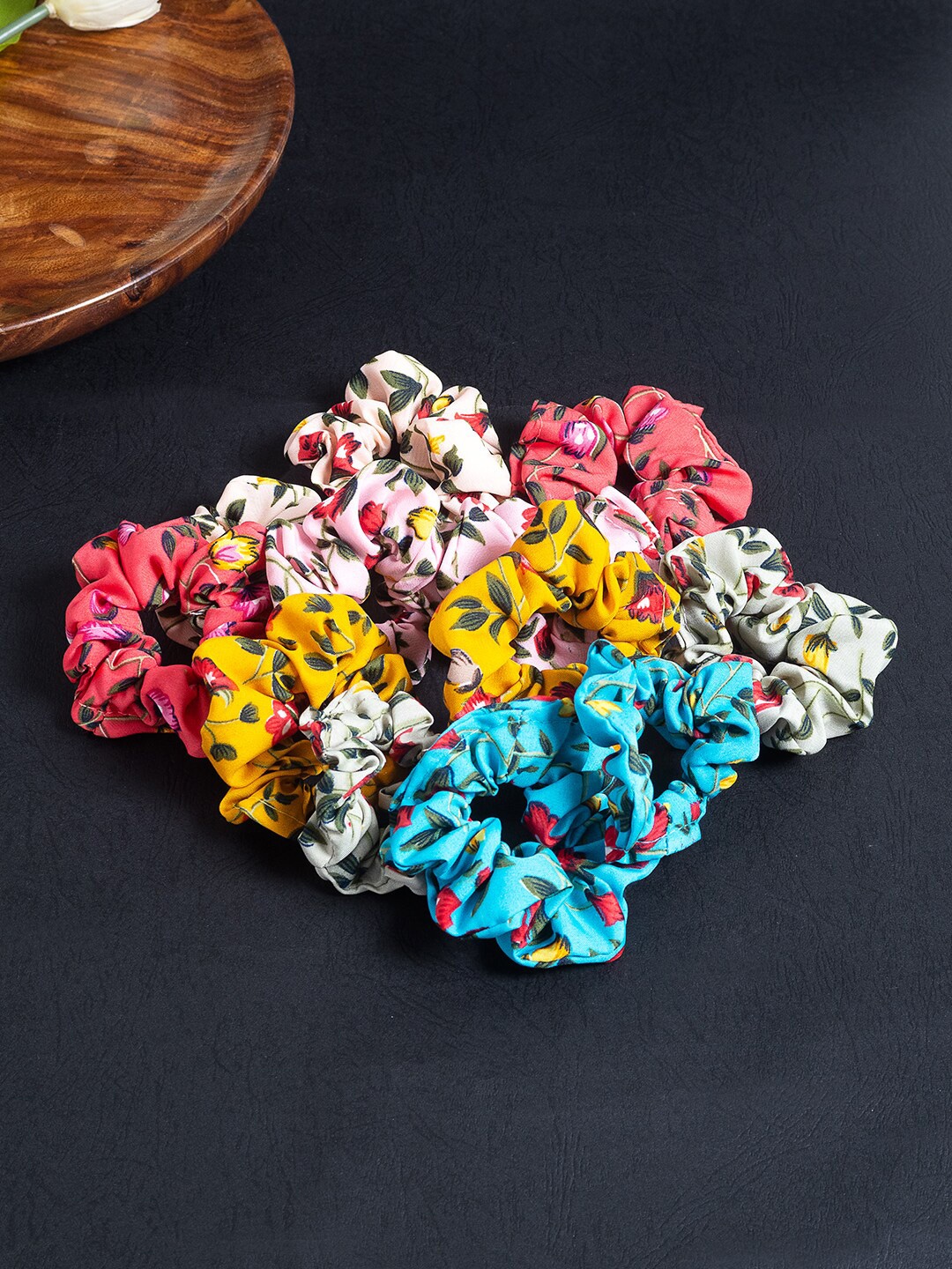 

Golden Peacock Women Pack Of 12 Ponytail Holders, Blue
