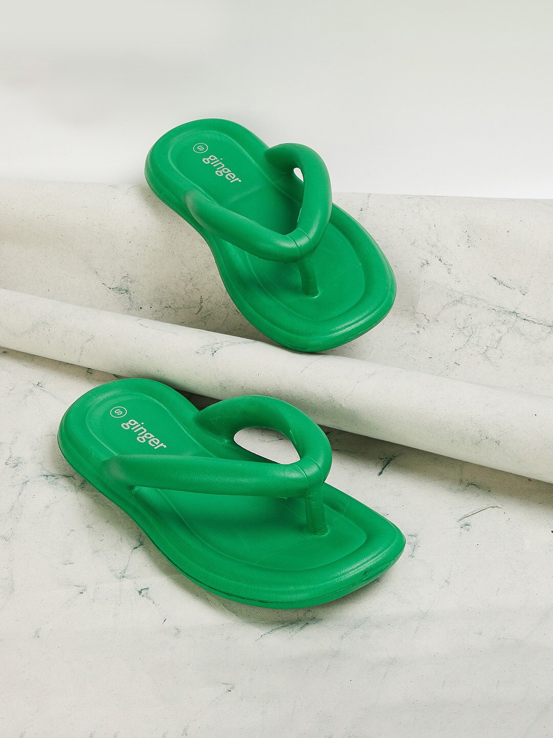 

Ginger by Lifestyle Women Thong Flip-Flops, Green