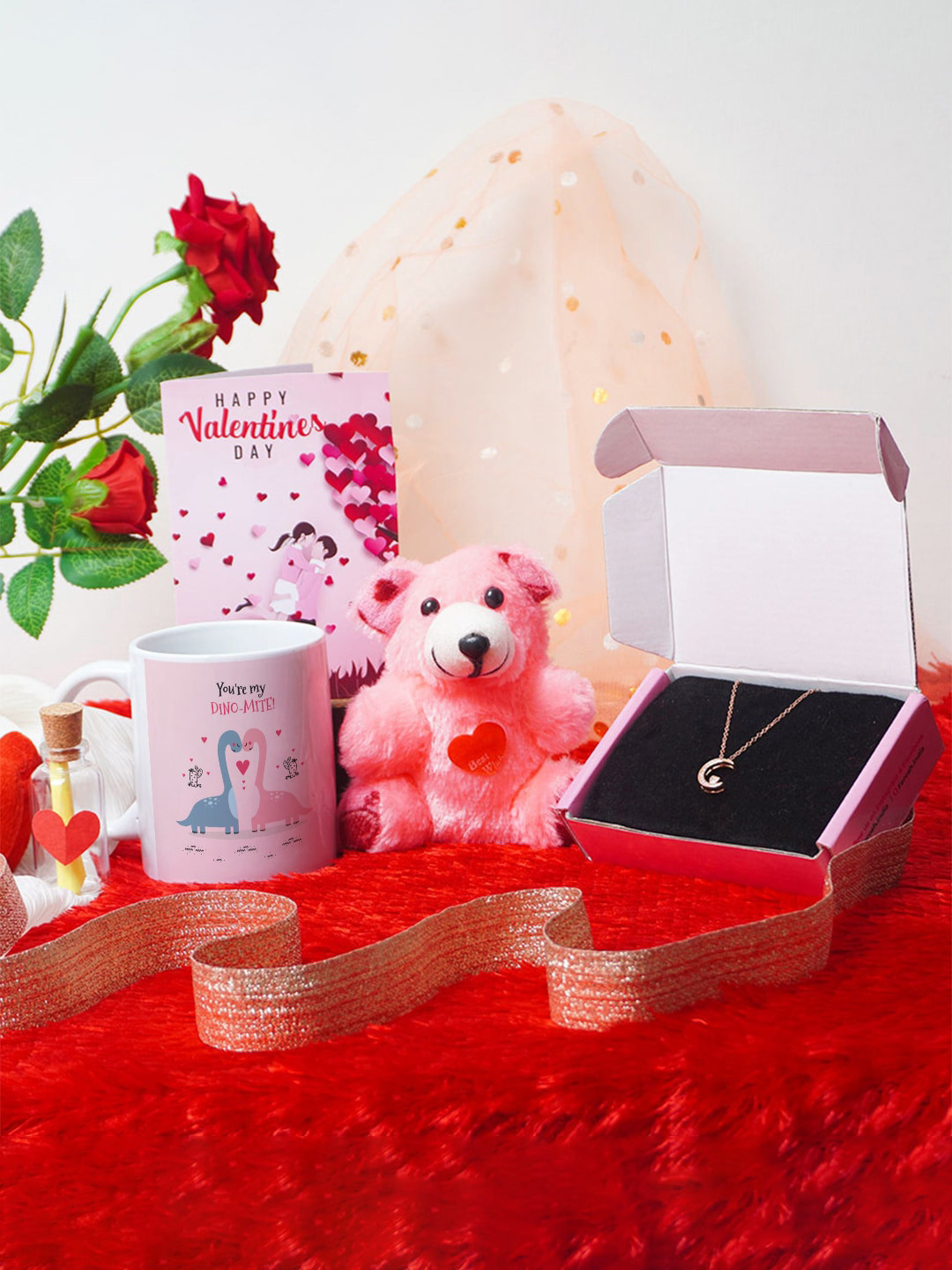 

Crazy Corner Pink & Blue 4 Pcs Valentine's Day Gift Set