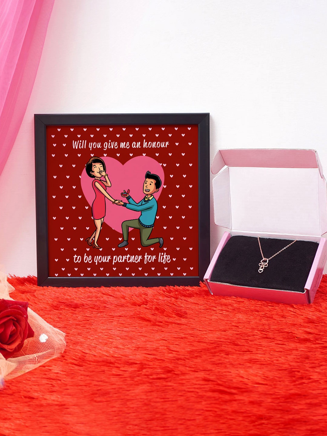 

Crazy Corner Red & Pink 2 Pcs Valentine's Day Gift Set