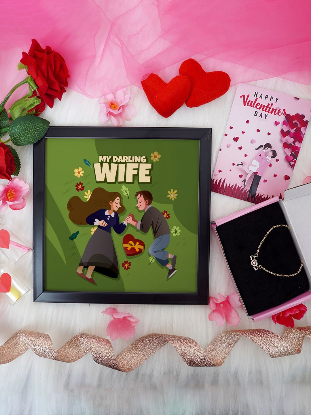 

Crazy Corner Green & Pink 3-Pcs Valentines Gift Set