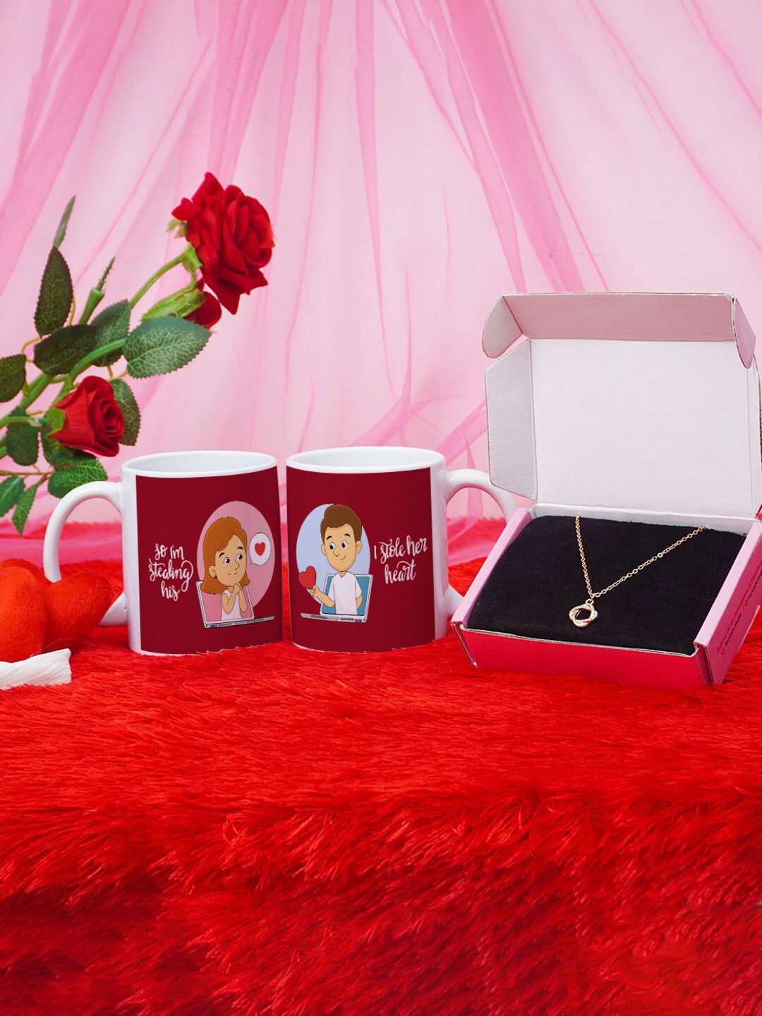 

Crazy Corner Red & Blue 3 Pcs Valentine Gift Set