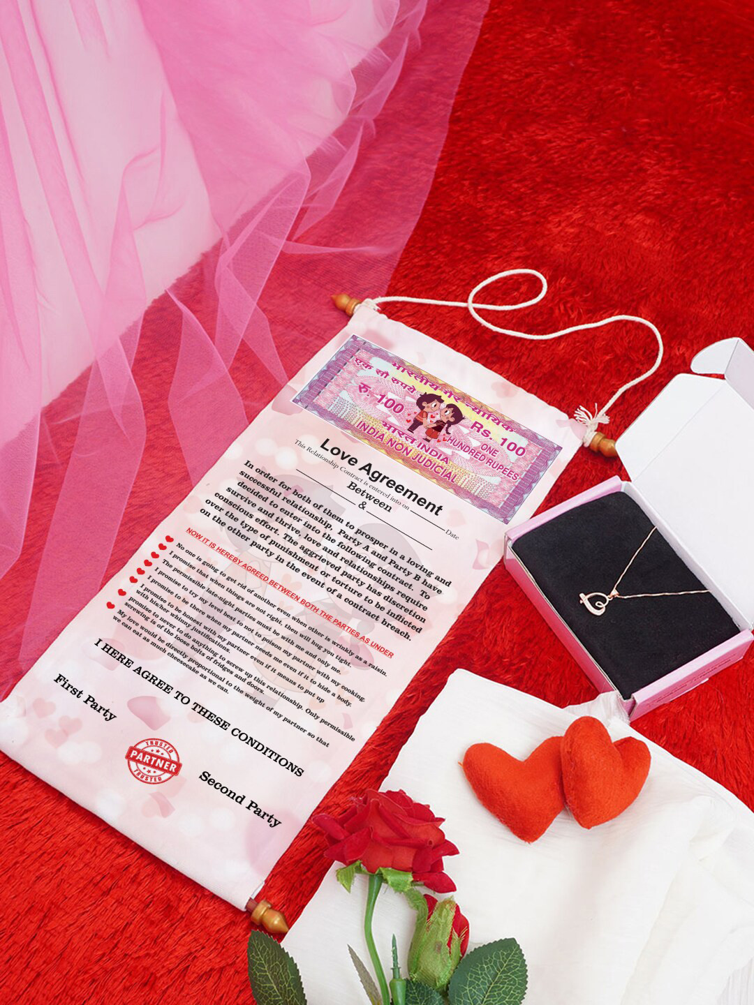 

Crazy Corner Pink & Black 2-Pcs Valentines Gift Set