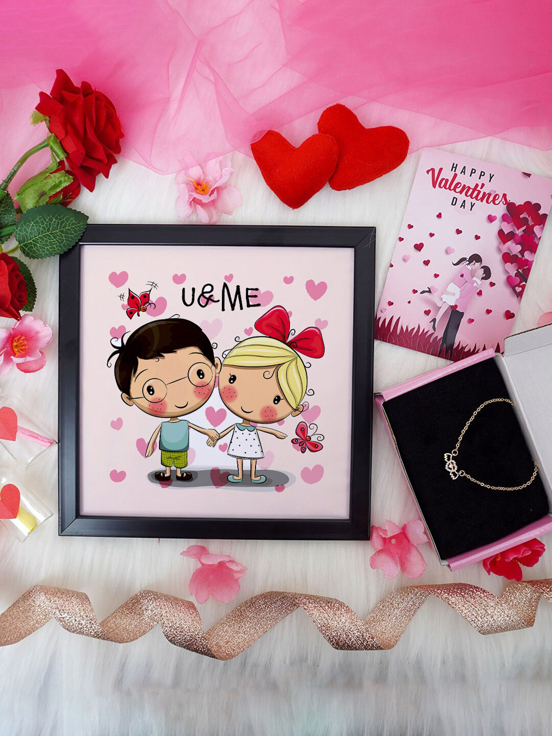 

Crazy Corner Pink & Beige 3-Pcs Valentines Gift Set
