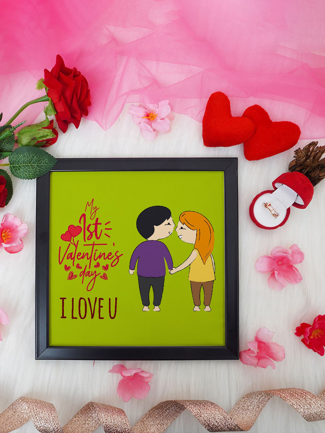 

Crazy Corner Green & Red 2-Pieces Valentine's Day Gift Set