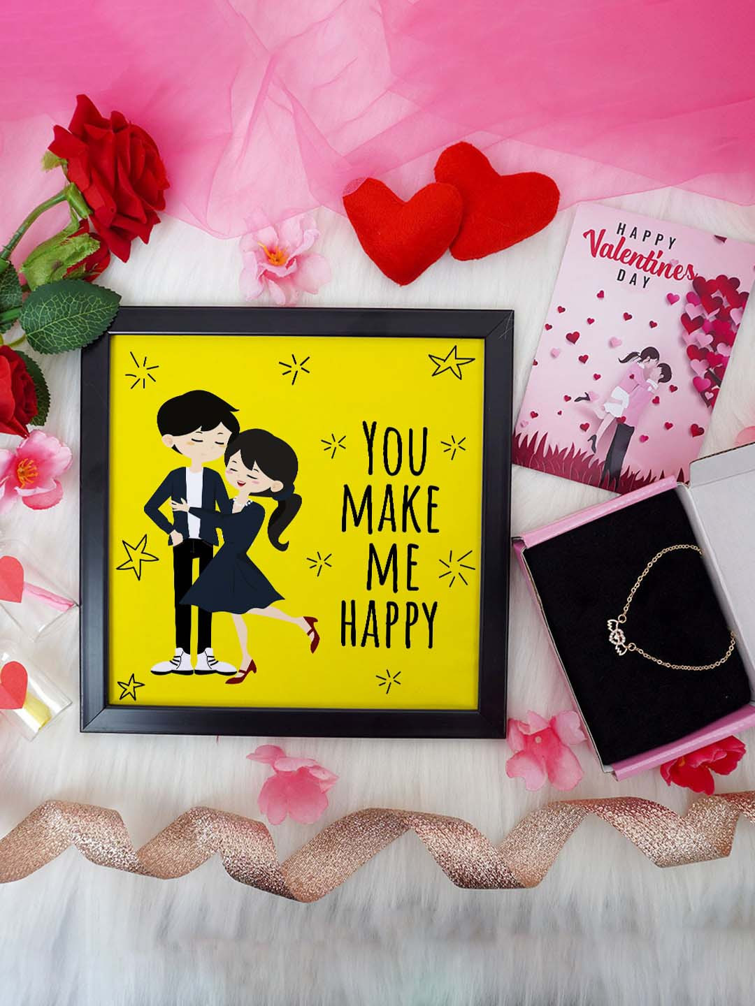 

Crazy Corner Yellow & Black 3 Pcs Valentines Gift Set
