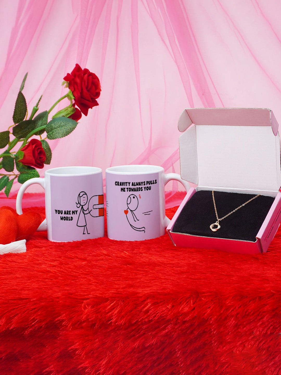 

Crazy Corner White & Black 3-Pieces Valentine's Day Gift Set