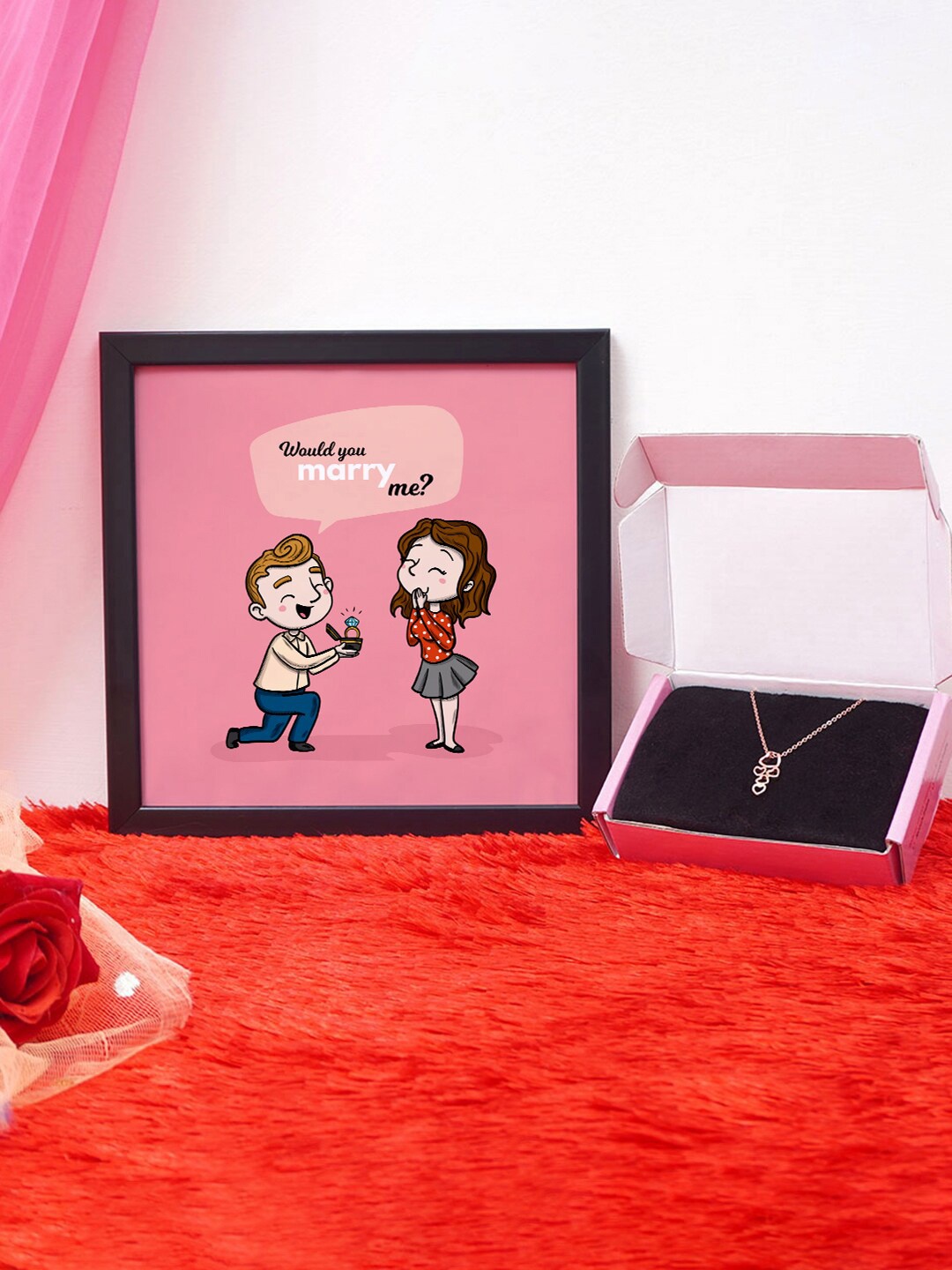 

Crazy Corner Pink & Red 2-Pieces Valentine's Day Gift Set