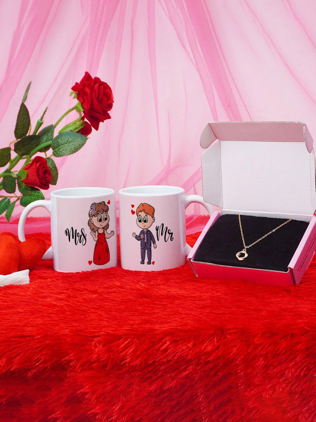 

Crazy Corner 3 Pcs Pink & Red Valentine's Day Gift Set